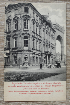 AK München / 1910-1920 / Bayerische Versicherungsbank / Architektur Straße